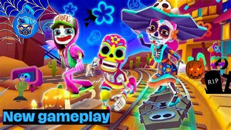 New Gameplay Of Subway Surfer Halloween Update Youtube