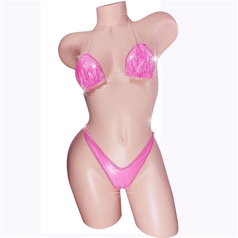 Invisible Strap Micro Bikini Etsy