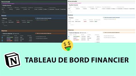 Gérer ses finances Template Notion Gratuit