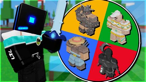 Roblox Bedwars But The Wheel Decides What Kit I Use Youtube