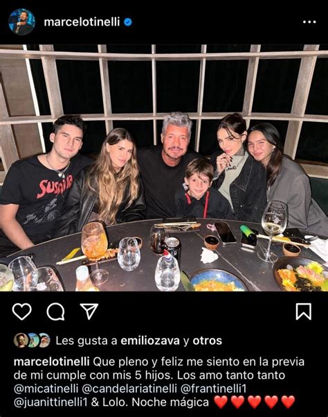 Marcelo Tinelli Cumple A Os Y Arranc Los Festejos Junto A Sus Cinco