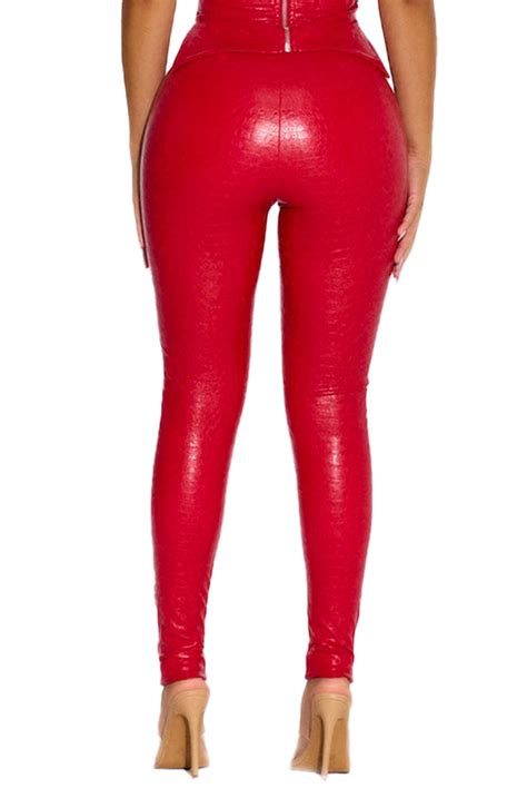 Naked Wardrobe Oh So Tight Crocodile Faux Leather Leggings Nordstrom Faux Leather Leggings