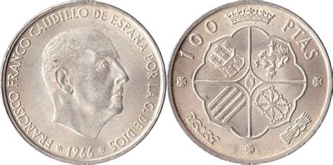 100 Pesetas Francisco Franco Spanien Numista