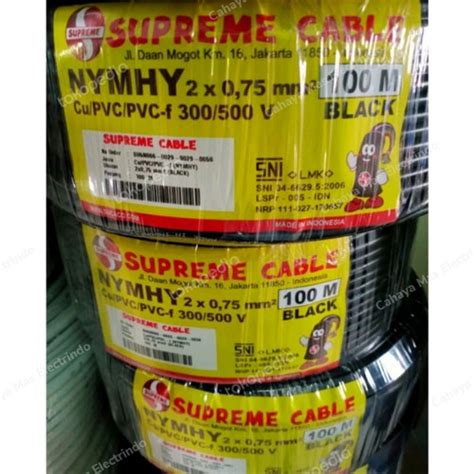 Jual Kabel Listrik Nyyhy Nymhy X Mm Serabut Supreme Roll M