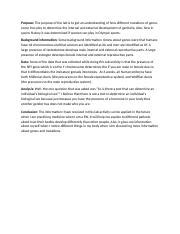 A P Sex Verification Testing Of Athletes Lab Write Up Docx Purpose The Purpose Of The Lab