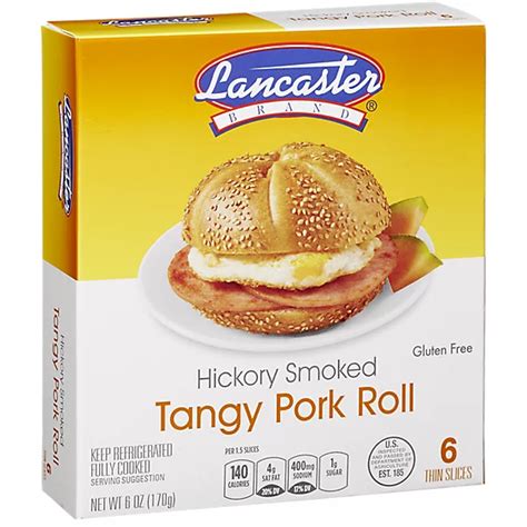 Lancaster Pork Roll Thin Tangy 6 Oz Acmemarkets