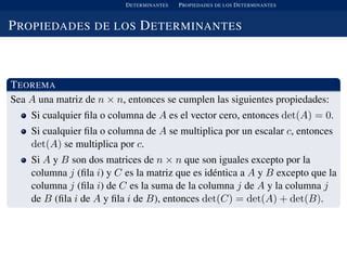 Inversa Transpuesta Y Determinante De Una Matriz Ppt Descarga Gratuita