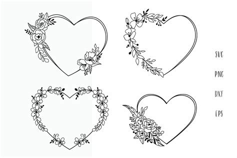 Snowglobe Clipart Black And White Hearts