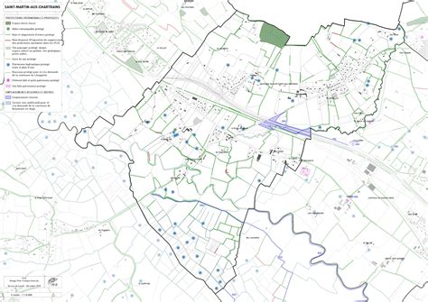 Plan De La Commune Mairie De Saint Martin Aux Chartrains Mairie De