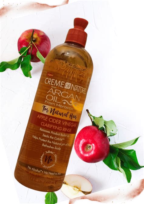 Creme Of Nature Apple Cider Vinegar Clarifying Rinse For Natural Hair Locsnco