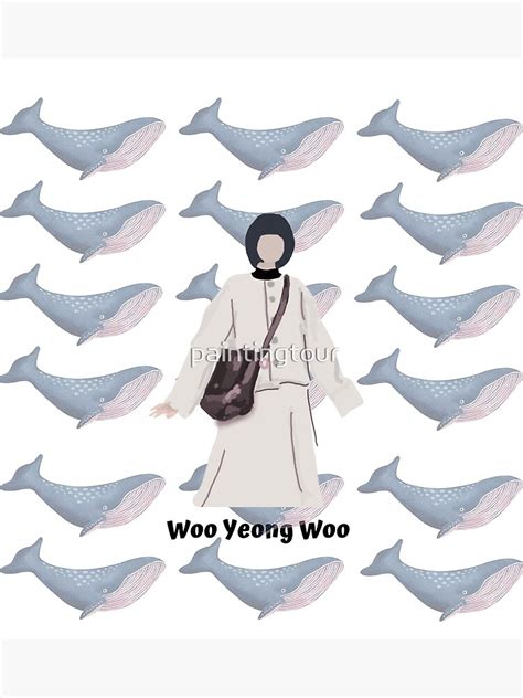 Extraordinary Attorney Woo Whale Background Poster For Sale By