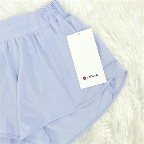 Lululemon Hotty Hot LR Short Size Pastel Blue Depop