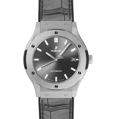 HUBLOT ClASSIC FUSION RACING GREY TITANIUM 45 MM MEN WATCH 511.NX.7071