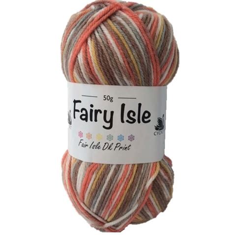 Fairy Isle Dk Is A Self Patterning Fair Isle Printed Yarn That Takes