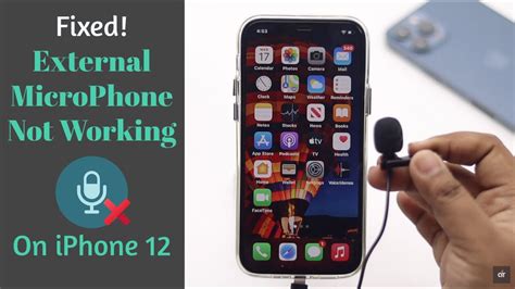 External Microphone Not Working For IPhone 12 12 Mini 12 Pro Max