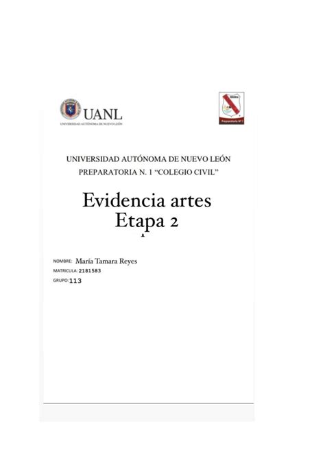 Equipo 7 EV Artes INTRODUCCION EVIDENCIA DE ETAPA 2 CUADRO