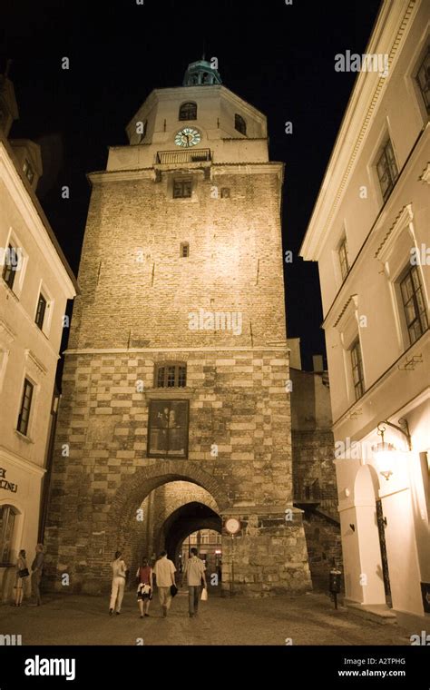 Krakow Gate Lublin From Inside The Old City Stock Photo Alamy