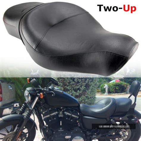 Motorcycle Driver Passenger Two Up Seat For Harley Sportster Xl