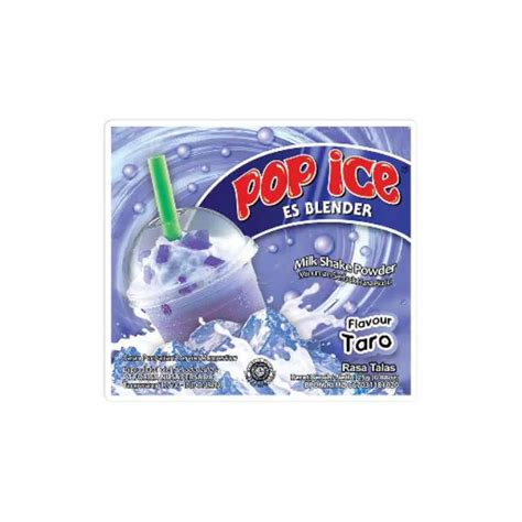 Jual Pop Ice Taro Renceng Isi Sachet Shopee Indonesia