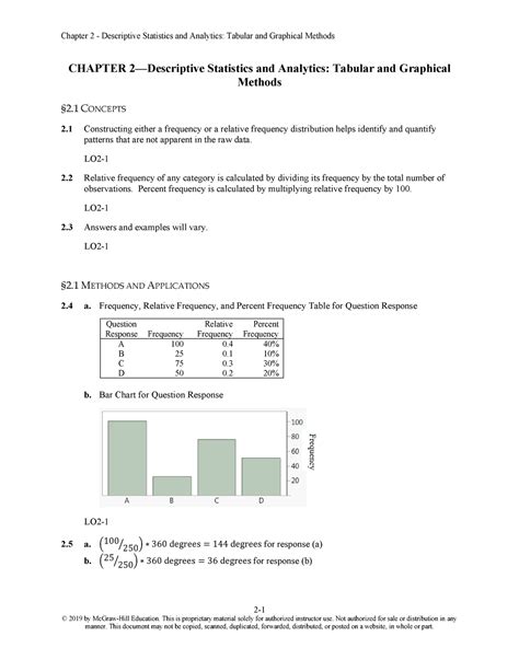 Chapter 2 Textbook Answers - 2- © 2019 by McGraw-Hill Education. This