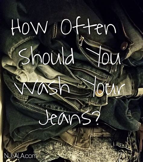 How often should you wash your jeans? Check out these responses