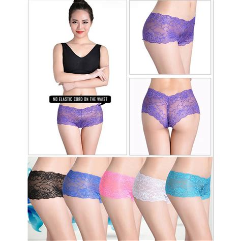 Jual Cod Celana Dalam Wanita Sexy Transparan Boxer Seamless G String