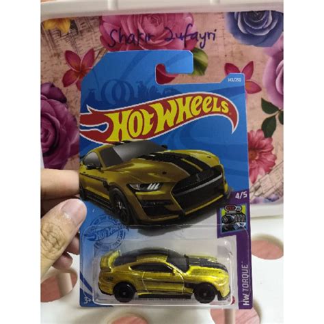 Hot Wheels 2020 Ford Mustang Shelby GT500 STH Shopee Malaysia