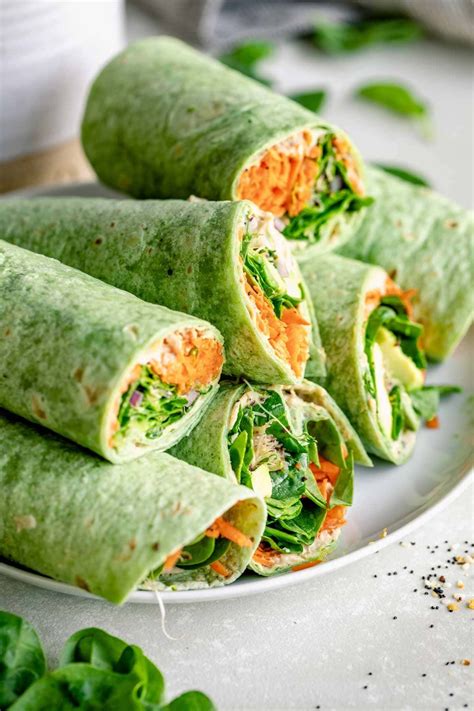 Vegetarian wraps – Artofit