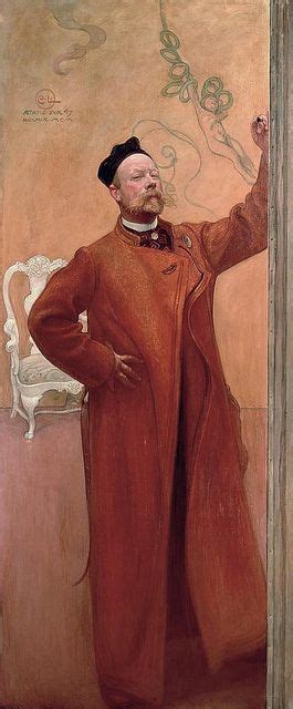 Carl Larsson Self Portrait In Front Of The Mirror 1900 Portrait