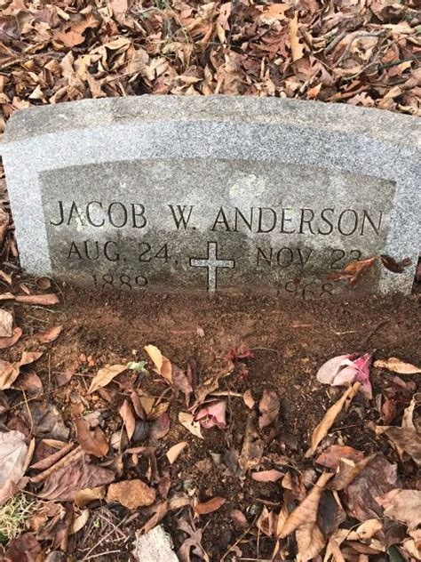 Jacob Winfield Jake Anderson Memorial Find A Grave