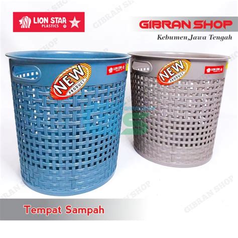 Jual Keranjang Tempat Sampah Plastik Lion Star Veli Bin C 37 10 Liter