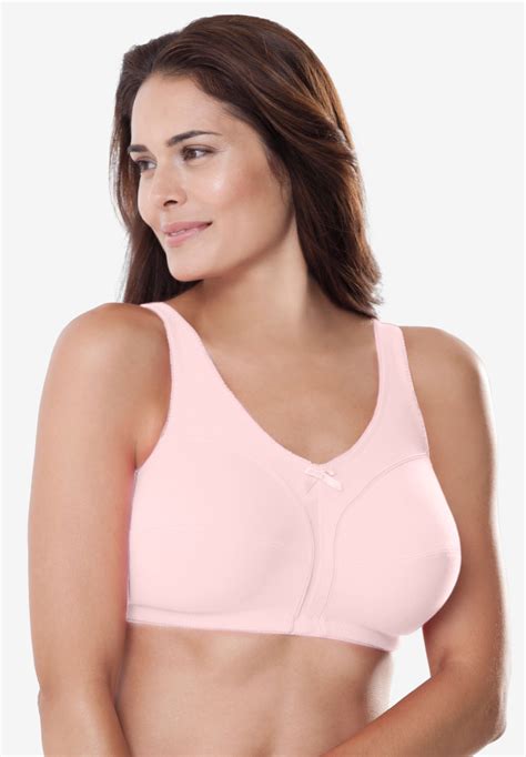 Cotton Wireless Bra By Comfort Choice Plus SizeWireless Bras Roaman S