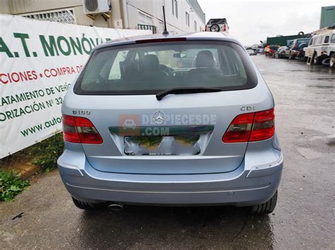 Despiece Mercedes Benz Clase B W245 B 180 CDI 109 Cv Autotronic