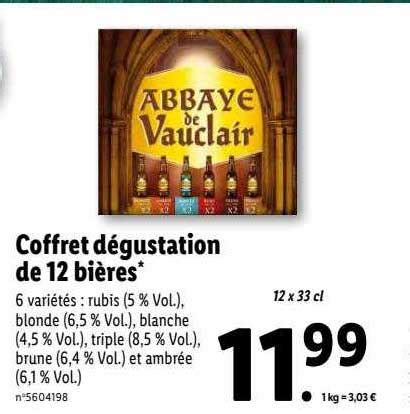 Promo Coffret D Gustation De Bi Res Chez Lidl Icatalogue Fr