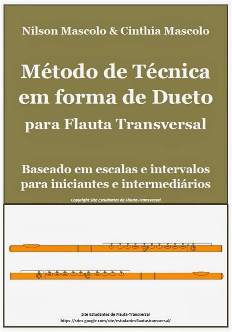 Mascolo Flute Center Estudantes de Flauta Método de Técnica em forma