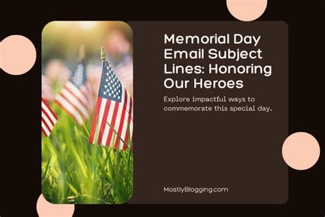 20 Irresistible Memorial Day Email Subject Lines To Boost Your Open Rates