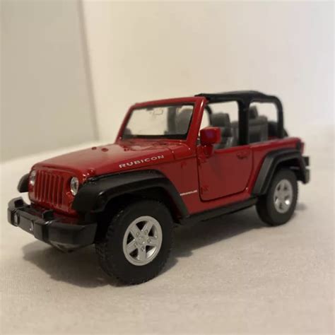 WELLY JEEP WRANGLER Rubicon Rouge 1 36 Métal Véhicule Miniature 42371