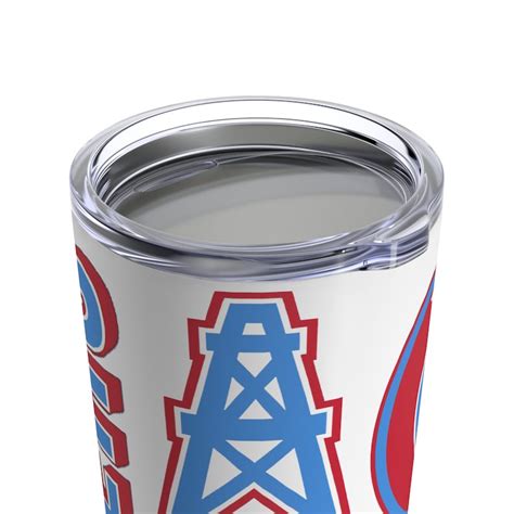 Houston Oilers Tumbler, 20oz Random Retro Oilers Stickers NFL Football ...