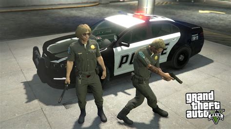 Policjanci Vs Z Odzieje W Gta Online Hogaty I Shepard Prawie Jak