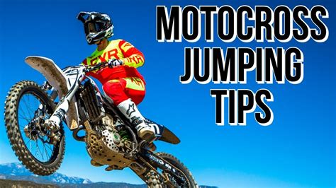 How To Jump A Motocross Bikedirt Bike Riding Tip Youtube