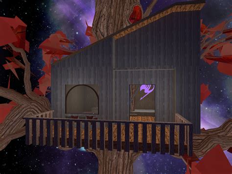 Tree House In The Galaxy Worlds On VRChat Beta