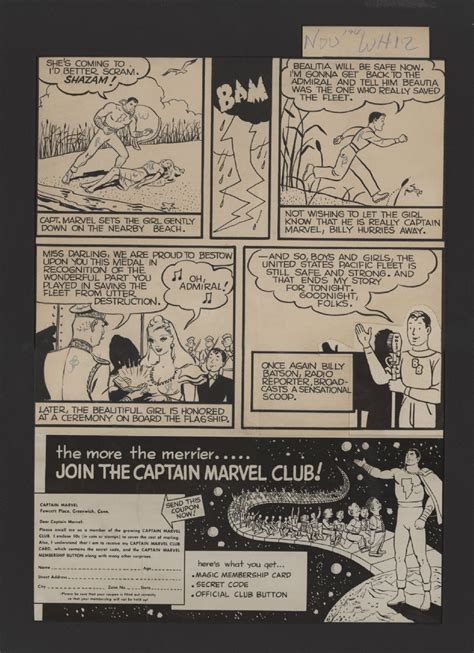 Whiz Comics Splash Pg By C C Beck In Comicconnect