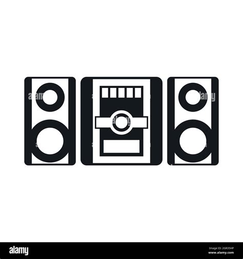 Music Center Icon Simple Style Stock Vector Image And Art Alamy