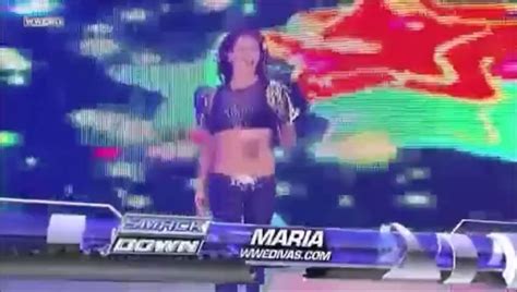 Maryse Michelle McCool Vs Maria Gail Kim Video Dailymotion