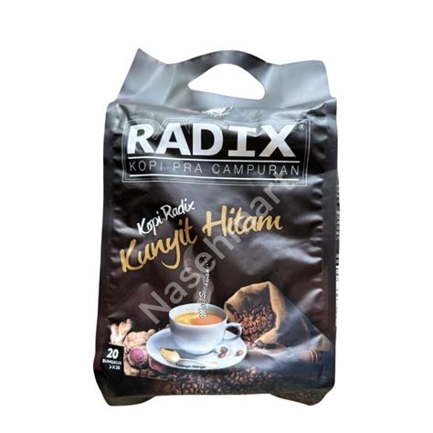 Radix Kunyit Hitam Less Sugar Sachet Shopee Malaysia