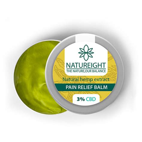 3% CBD Pain relief balm - Natureight