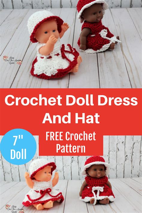 Baby Doll Dress And Hat Free Crochet Pattern Krissys Over The