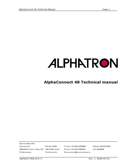 AlphaConnect Technical Manual | PDF | Power Supply | Telephone