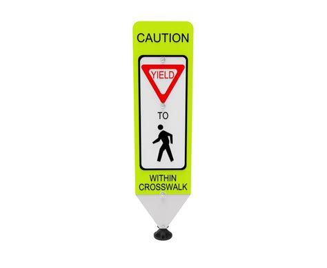 In-Street Pedestrian Crosswalk Sign | Traffic Safety Products