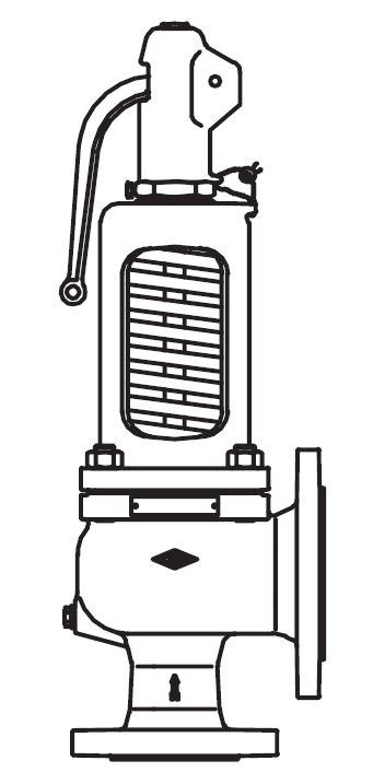 Soupapes de sûreté ARI SAFE Figure 25 902 DN25 40 PN40 14 7 bar